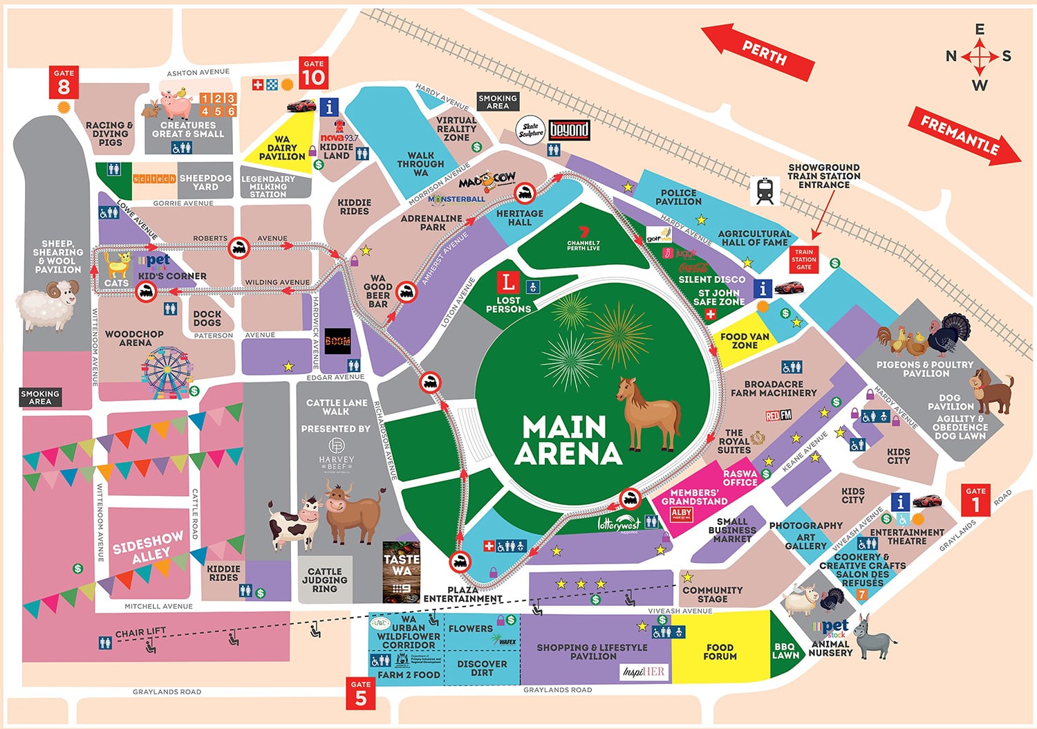 2018 Show Map 