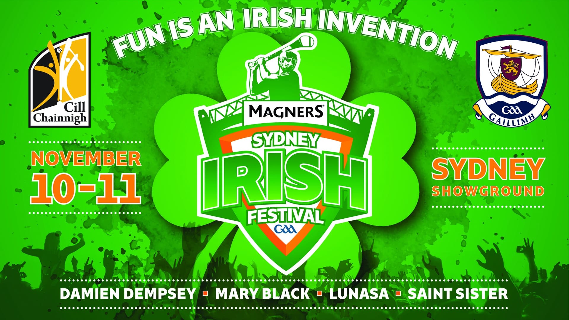 Sydney Irish Festival announces set times and map Ticketmaster AU