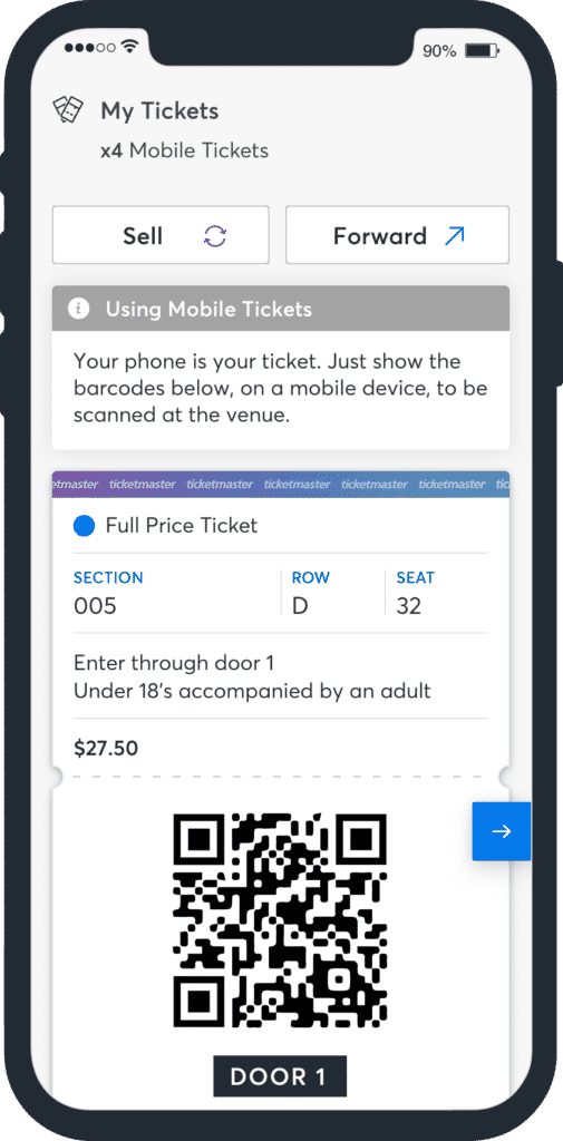 ticketmaster mobile tickets
