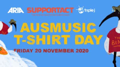 ausmusic t-shirt day 2020
