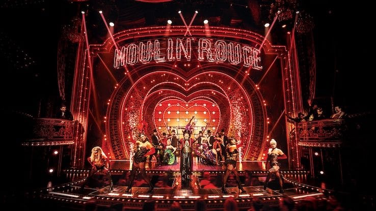 moulin rouge musical on broadway on stage photo
