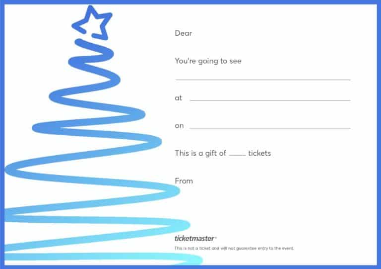Give the gift of live with a Ticketmaser Gift Certificate Ticketmaster AU