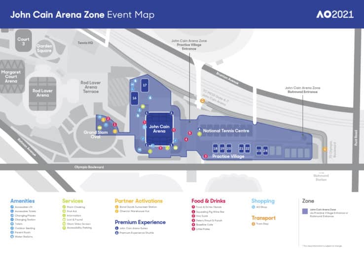 Australian Open 2021: Get to know the zones | Ticketmaster AU