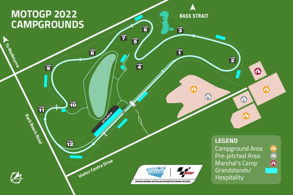 Australian Motorcycle Grand Prix 2022 australian motogp campgrounds